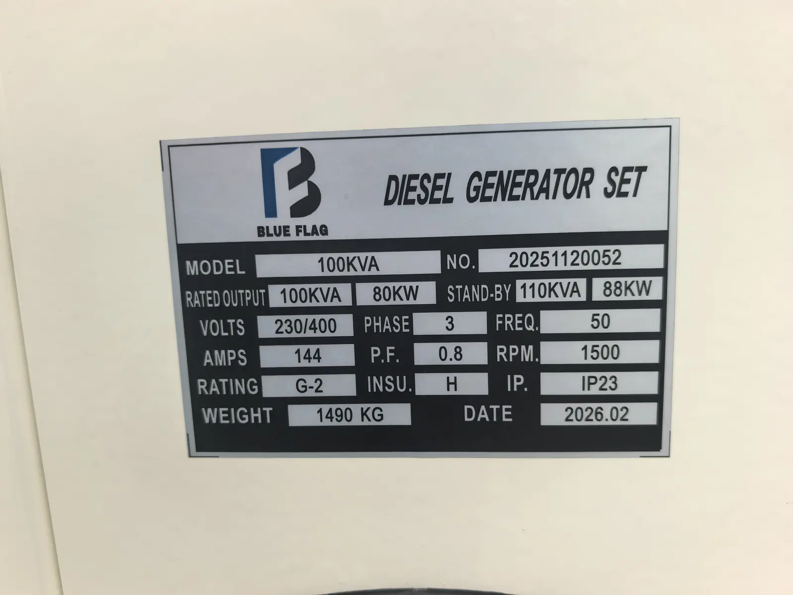 Perkins SP-100 Intercooler Generator - 8