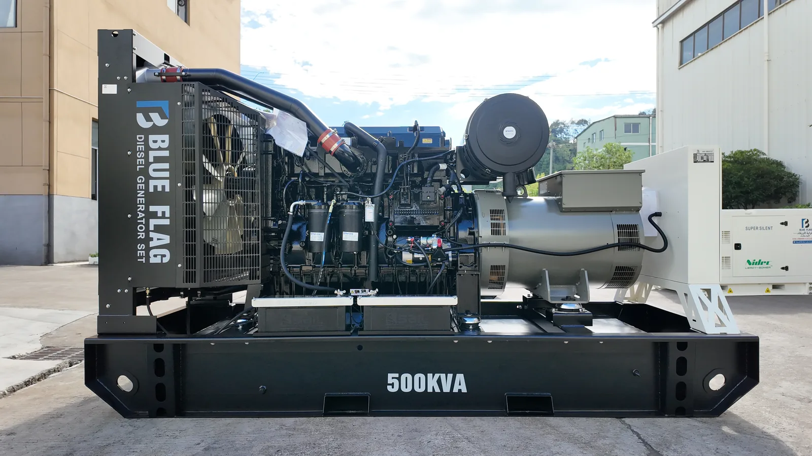 مولدة Perkins 500 kVA مفتوحة